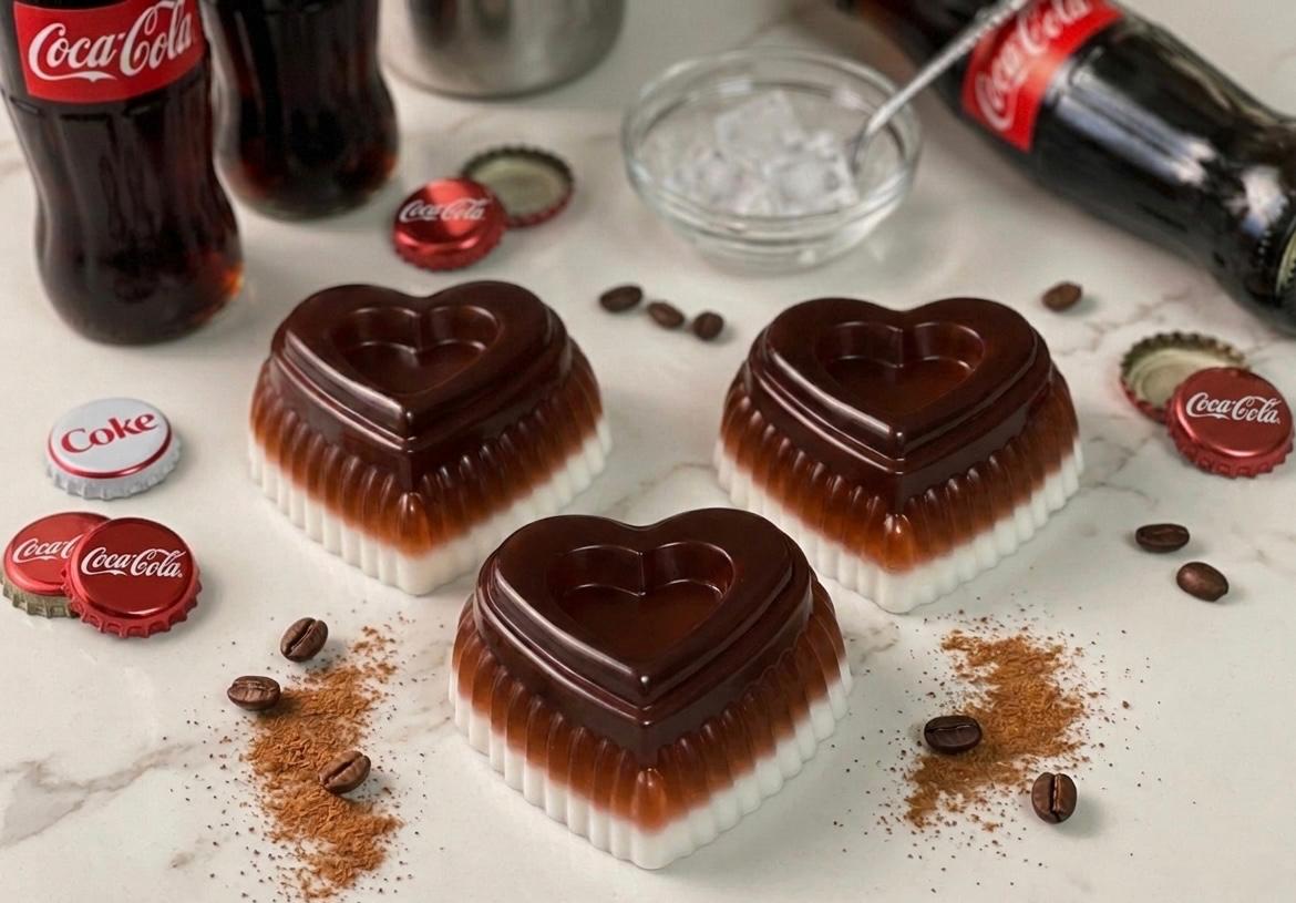 Cola Heart Soap – Sweet & Fizzy Scent