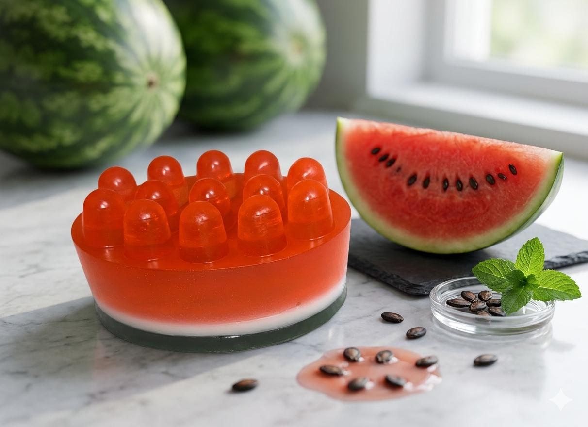 Juicy Watermelon Massage Bar | Real Watermelon Scent