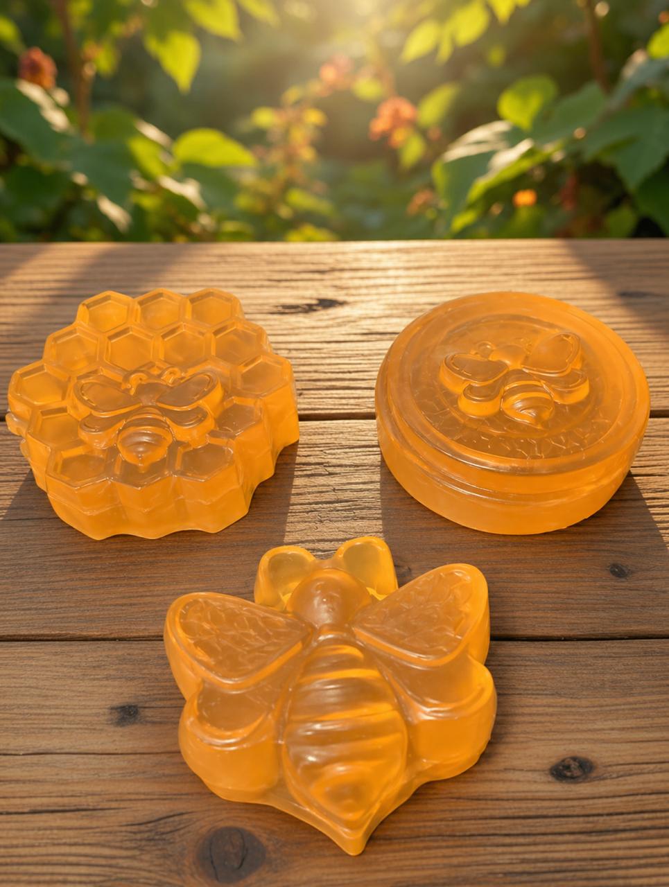Bee-utiful Honey Soaps – 3 Piece Gift Set