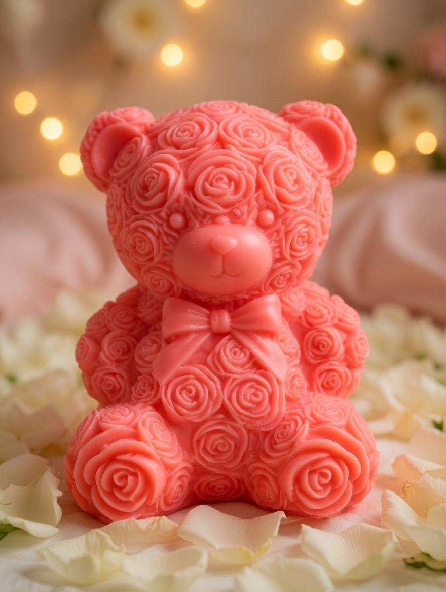 Rose Bear Soap - Theodore Rose-velt